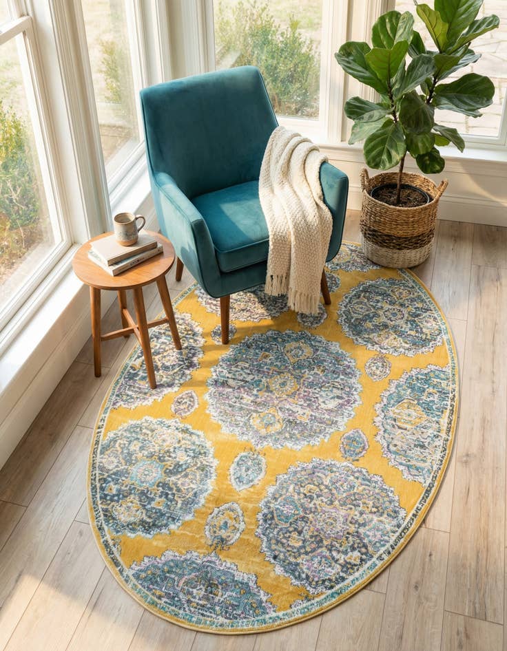 Detail image of 5' 5 x 8' Paragon Oval Rug