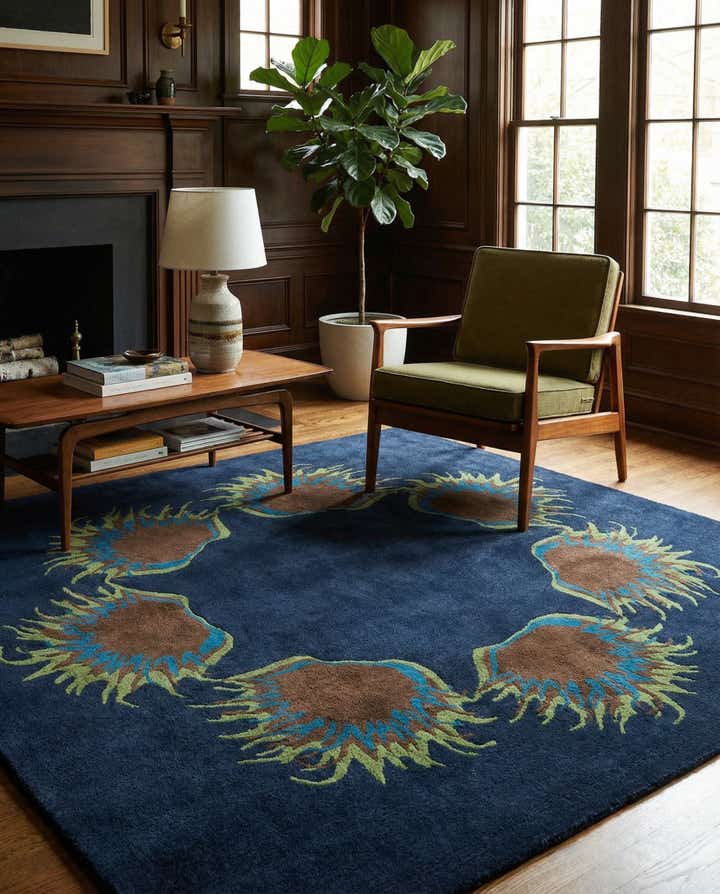 7' 5 x 7' 7 Luna Wool Square Rug