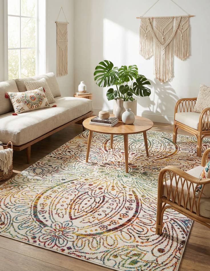 Detail image of 5' x 8' Tuscany Rug