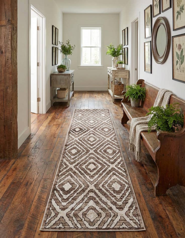 Detail image of 2' x 8' Hermitage Runner Rug