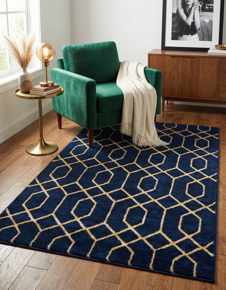 Detail image of 3' x 5' 3 Marilyn Monroe&trade; Glam Trellis Rug