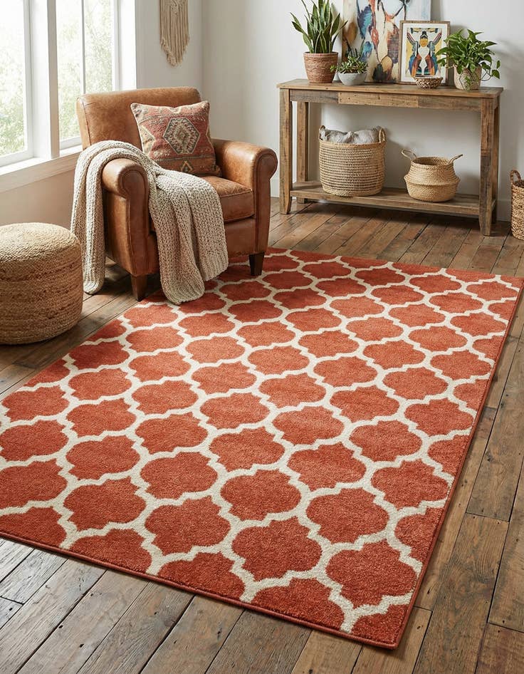 Detail image of 4' x 6' Lattice Rug