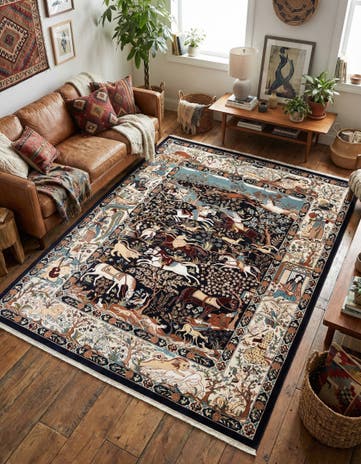 7' 10 x 10' Nain Design Rug