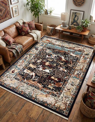 7' 10 x 10' Nain Design Rug