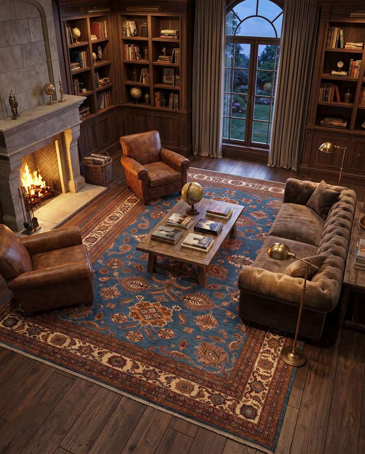 8' 5 x 10' 11 Hand Knotted Kazak Rug