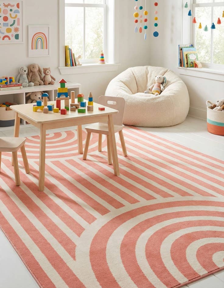 Detail image of 5' x 7' Whimsy Kids Rug