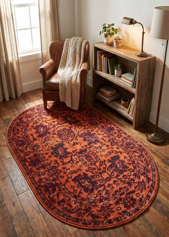 3' 3 x 5' 3 Lucerne Oval Rug