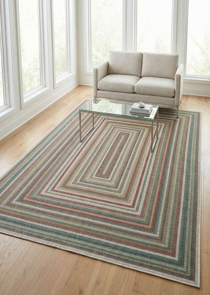 5' 3 x 7' 7 Easy-Clean Baja Indoor / Outdoor Rug
