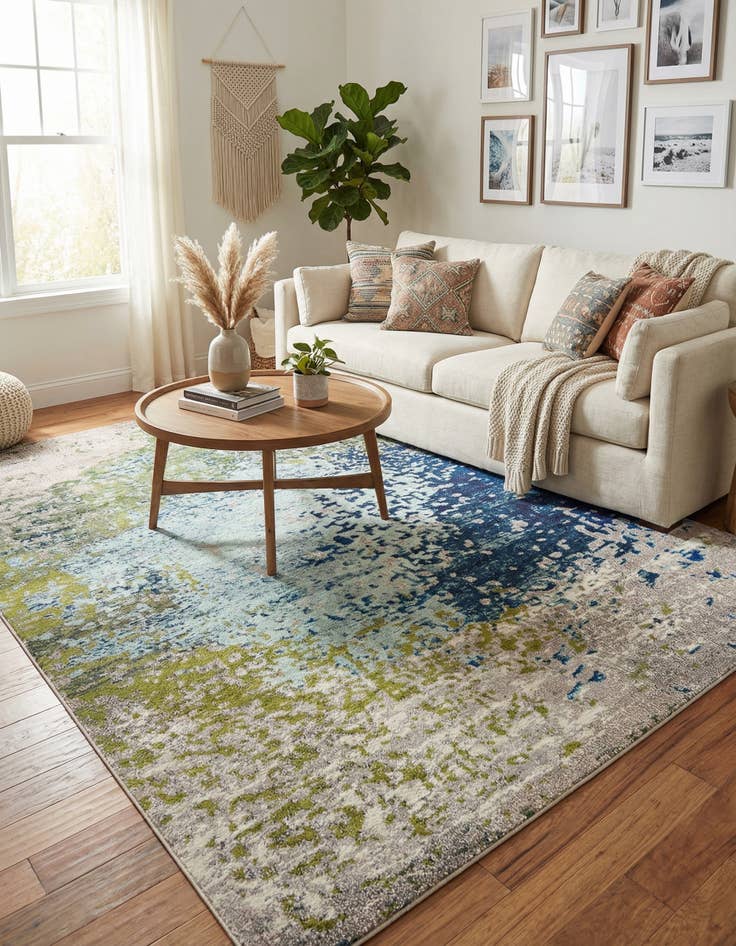 Detail image of 8' x 11'  Washable Casablanca Rug