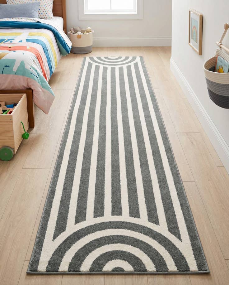 Detail image of 2' x 8' Whimsy Kids Runner Rug
