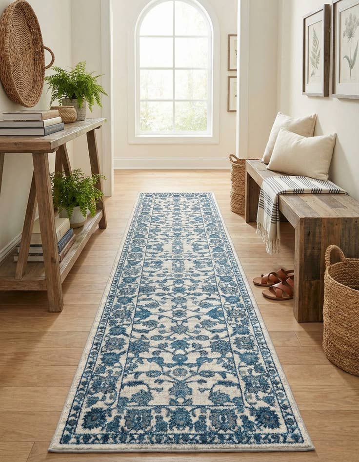 Detail image of 2' 7 x 12' Boston Runner Rug