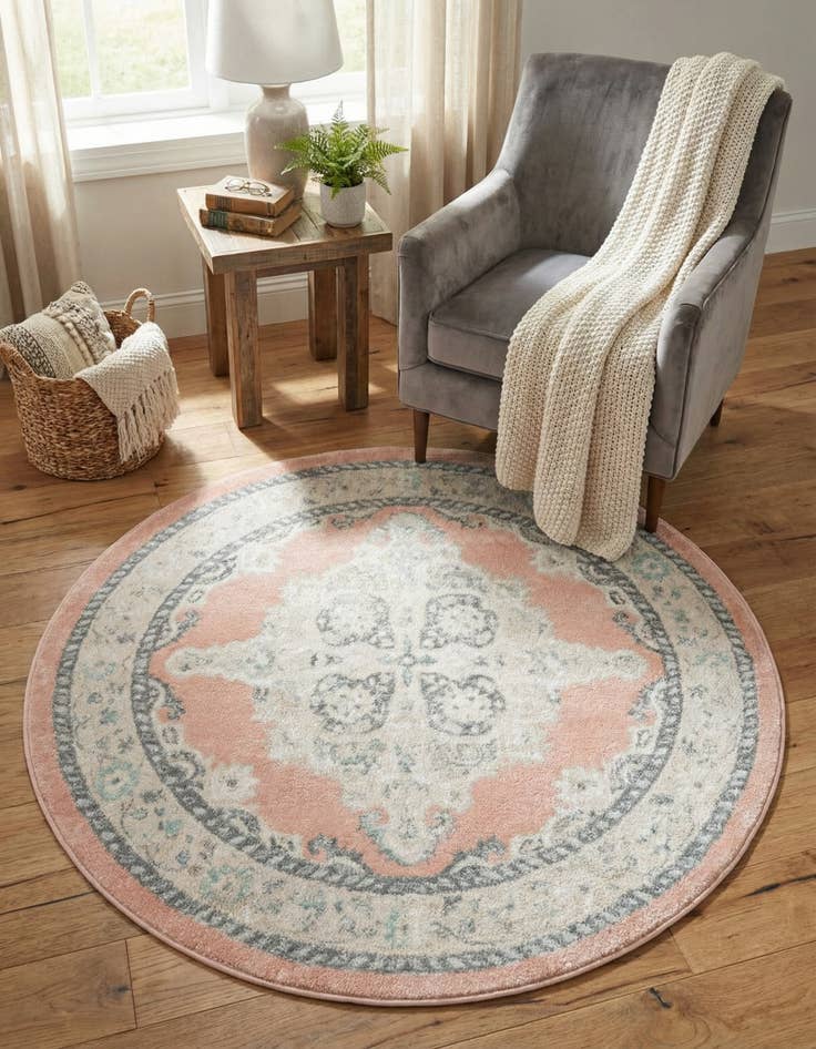 Detail image of 5' x 5' Parker Round Rug