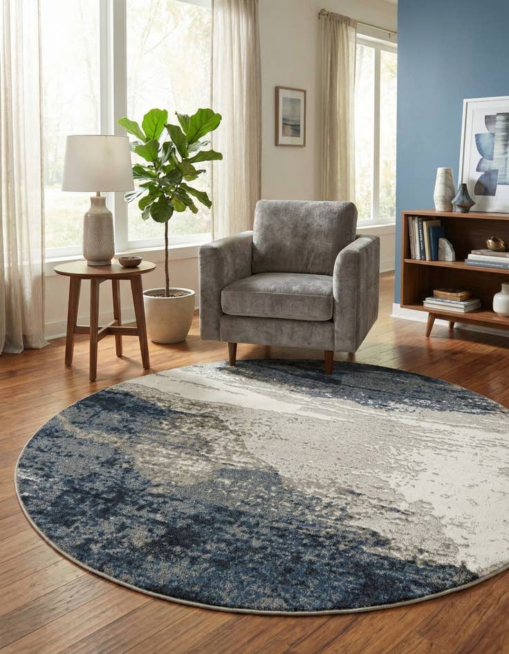 Detail image of 7' 10 x 7' 10 Oslo Round Rug