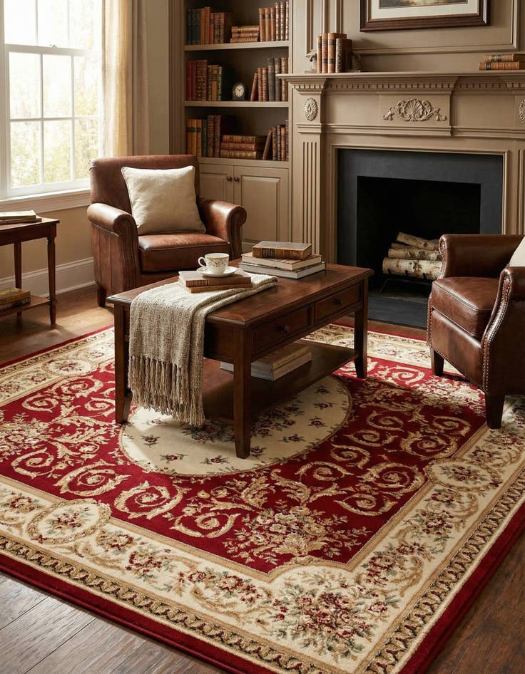 Detail image of 7' 10 x 7' 10 Chateau Square Rug