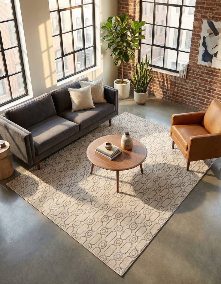 Detail image of 7' 10 x 10' Vogue Geo Rug