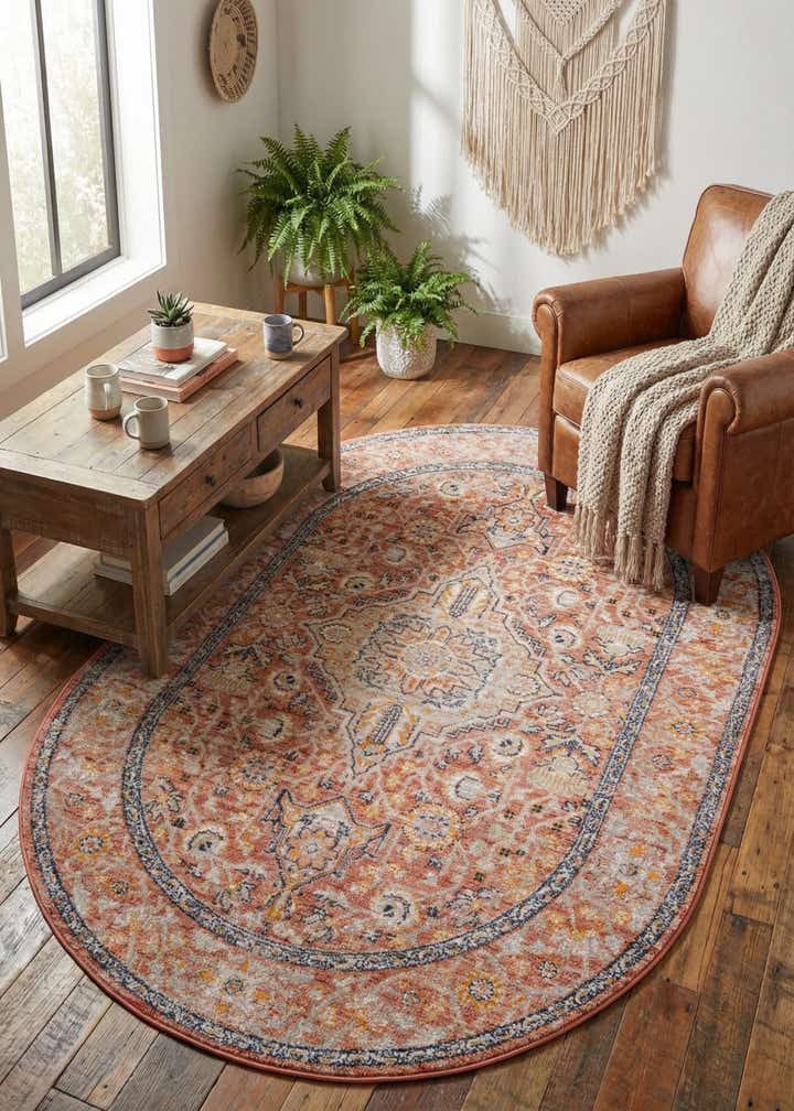5' 3 x 8' Lola Oval Rug