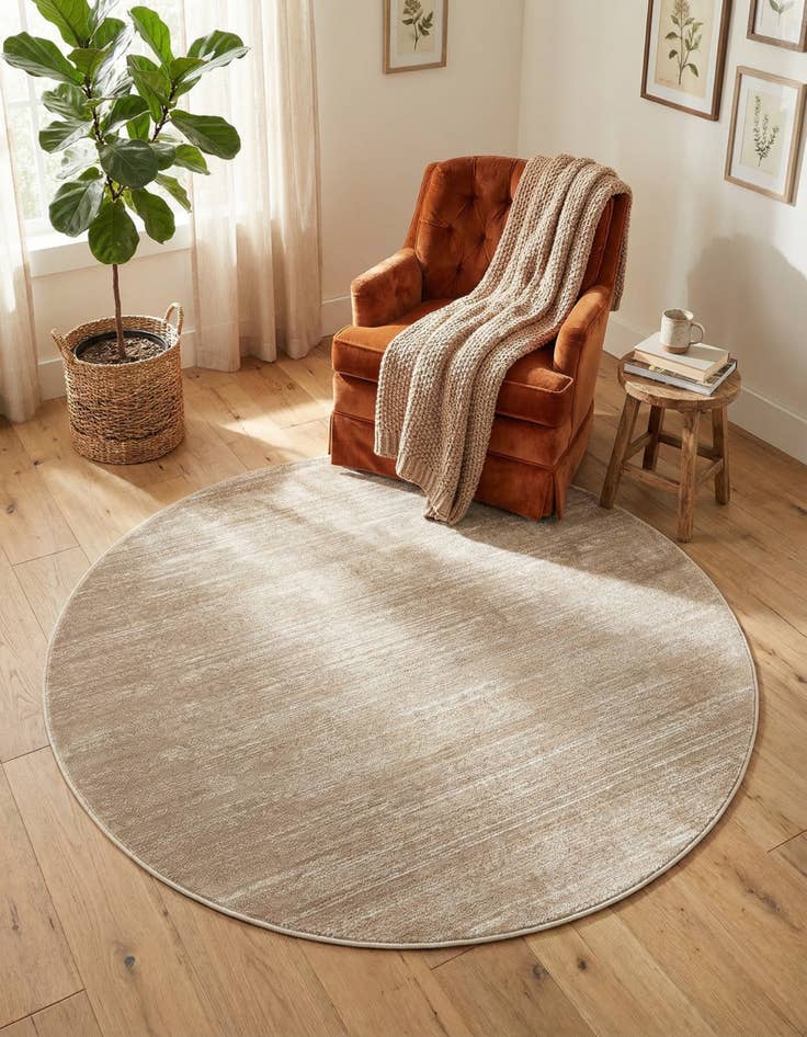 Detail image of 5' 3 x 5' 3 Uptown Madison Avenue Round Rug