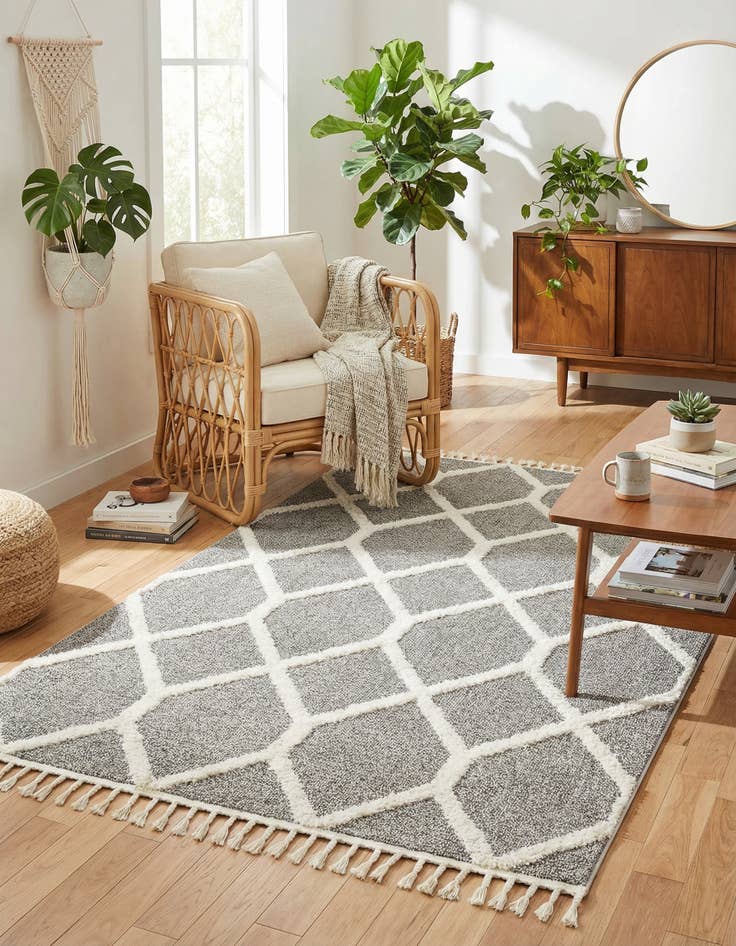 Detail image of 5' 3 x 8' Boho Rug