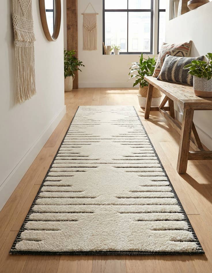 Detail image of 2' 7 x 8' Prismatic Runner Rug