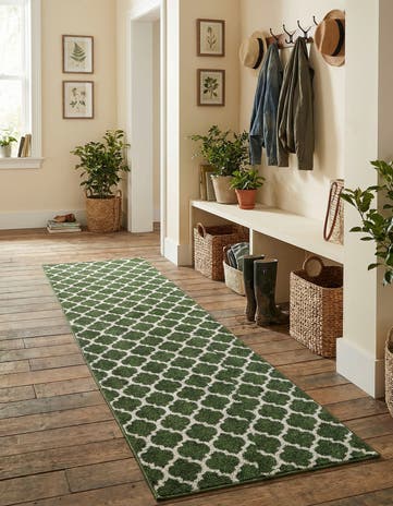 2' x 6' Lattice Runner Rug