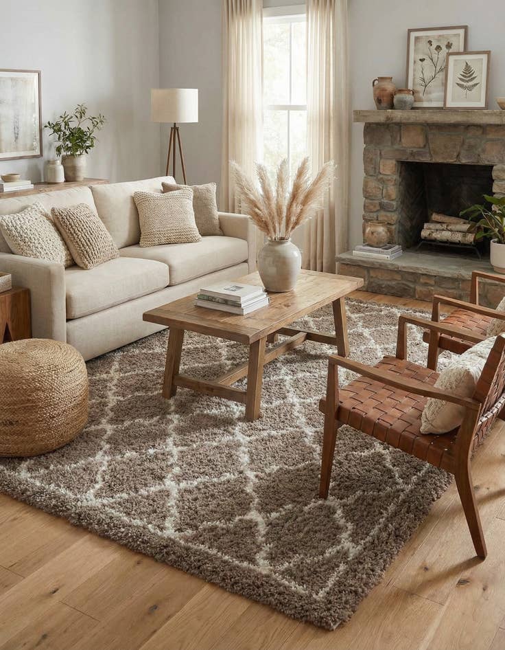 Detail image of 8' x 10' Infinity Shag Rug