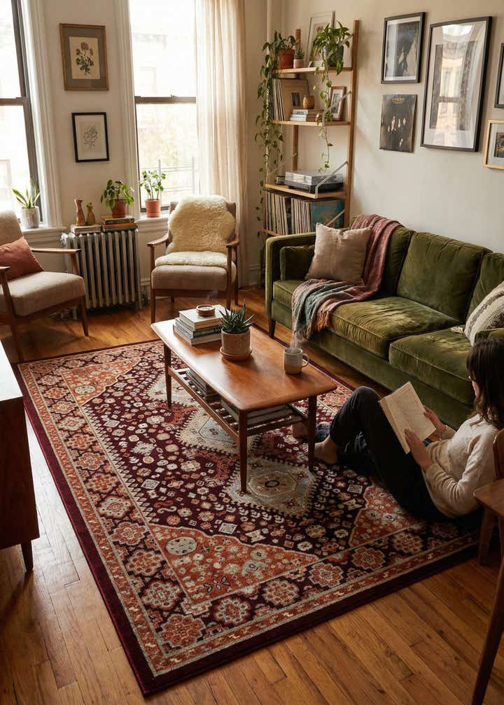 6' x 9' Kamala Washable Rug