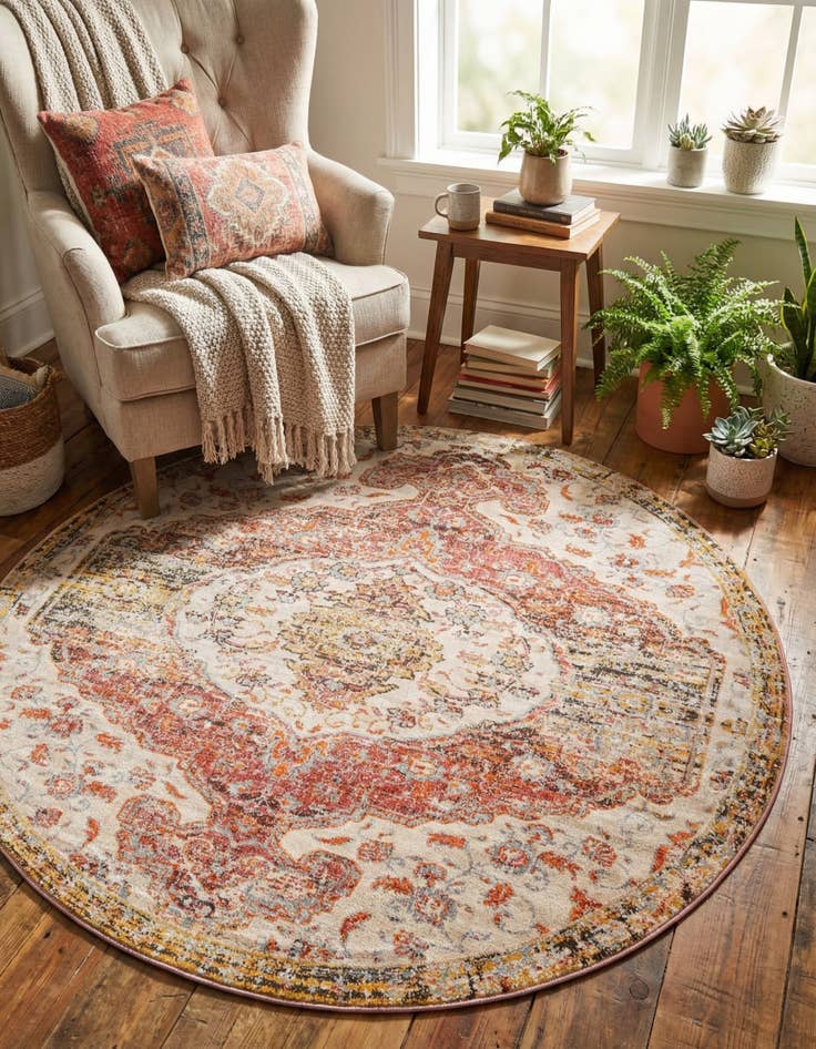 Detail image of 8' x 8' Berkshire Round Rug