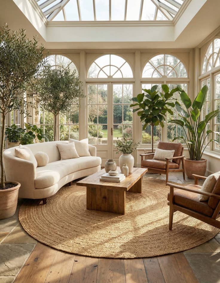 Detail image of 10' 2 x 10' 2 Handmade Braided Jute Luxe Round Rug