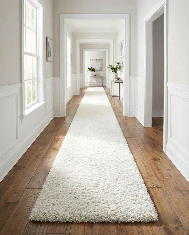 2' 7 x 20' Zermatt Shag Runner Rug