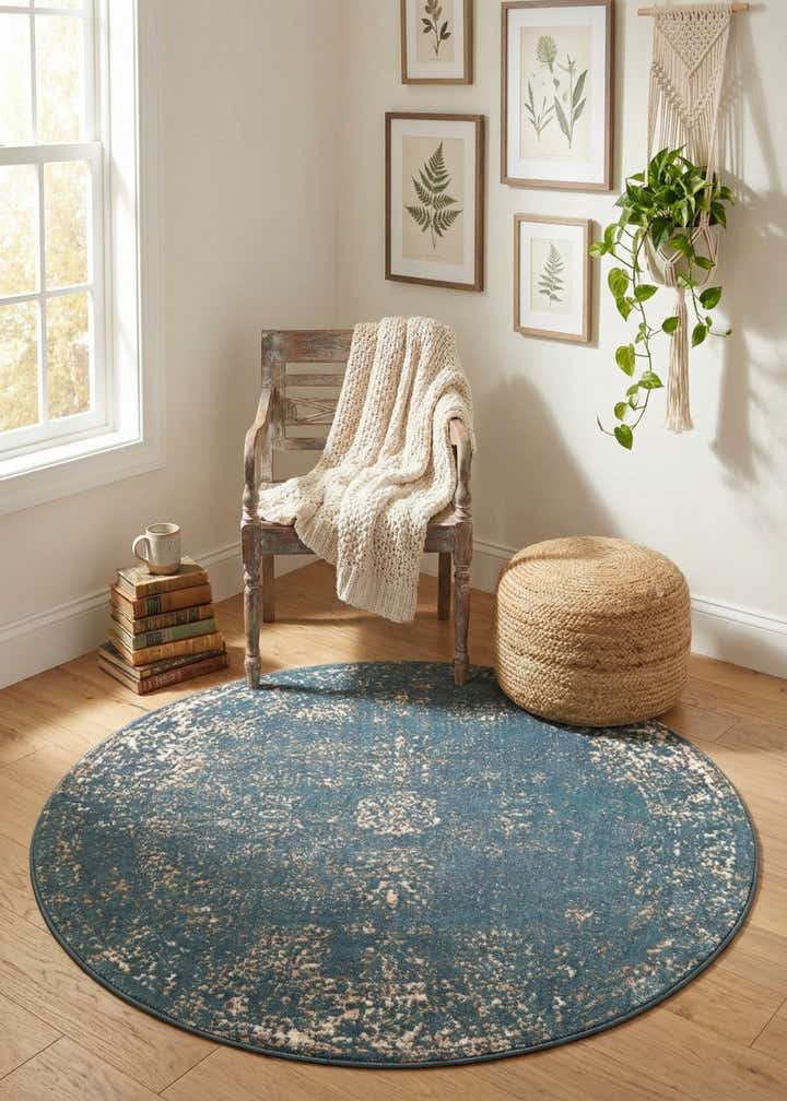 5' 3 x 5' 3 Monte Carlo Round Rug