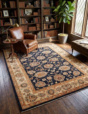 170cm x 240cm Hand Knotted Ziegler Rug
