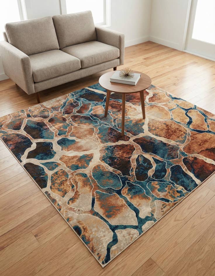 Detail image of 6' x 6' Ethereal Square Rug