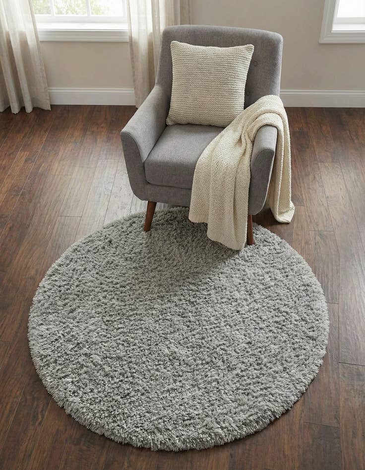 Detail image of 3' 3 x 3' 3 Infinity Shag Round Rug