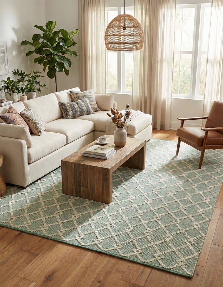 7' 10 x 10' Hand Knotted Jill Zarin Dorset Rug