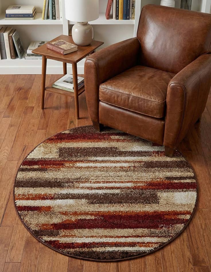 Detail image of 3' x 3' Equinox Round Rug