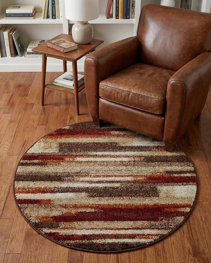 Detail image of 3' x 3' Harvest Round Rug