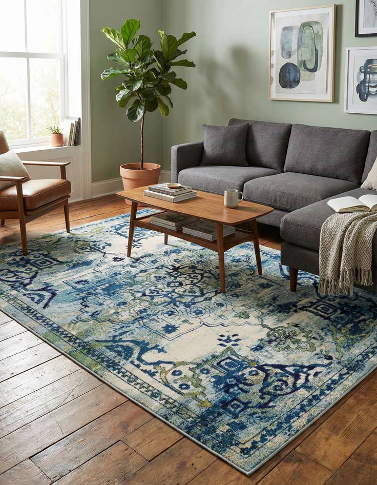 Detail image of 7' x 10'  Washable Palazzo Rug