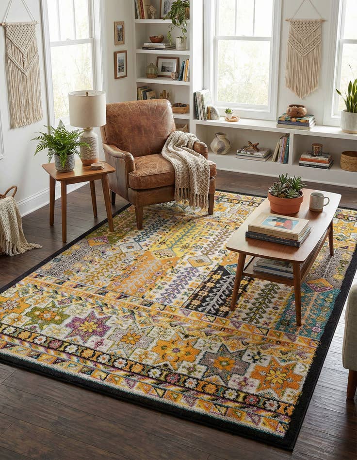 Detail image of 5' 3 x 8' Carrington Rug