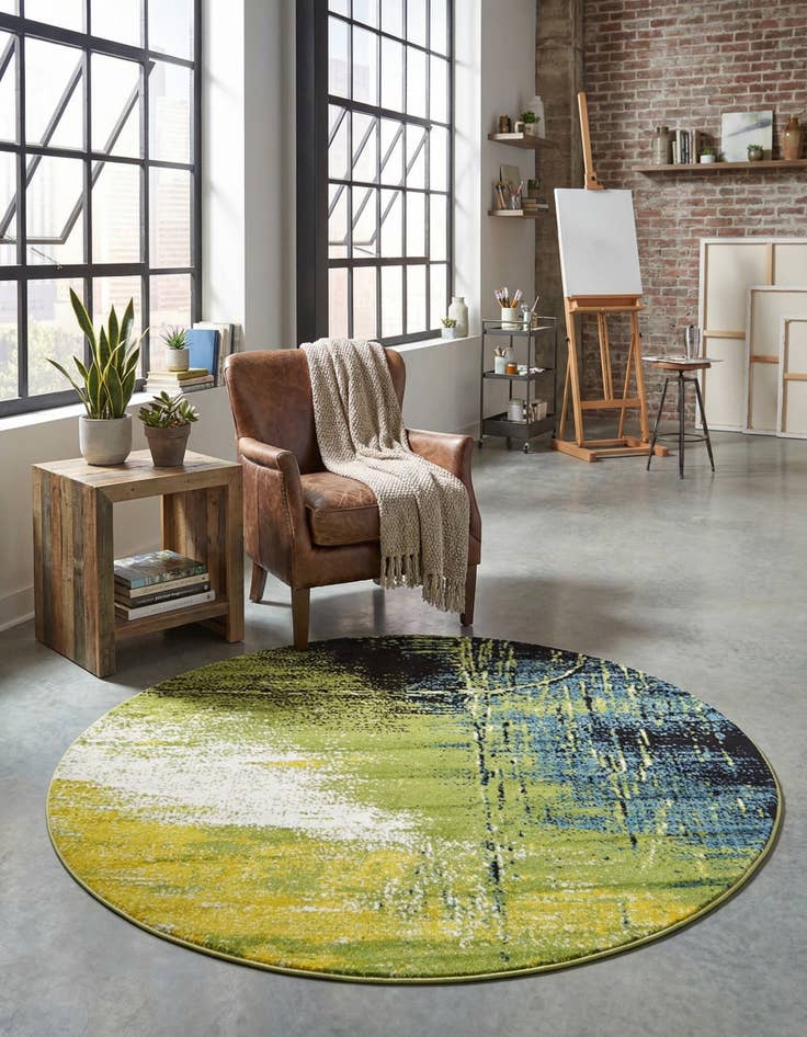 Detail image of 6' x 6' Tuscany Round Rug