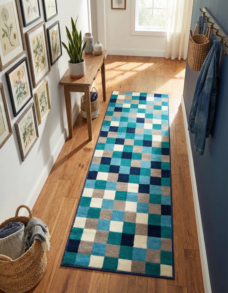 Detail image of 2' x 6' Azalea Runner Rug