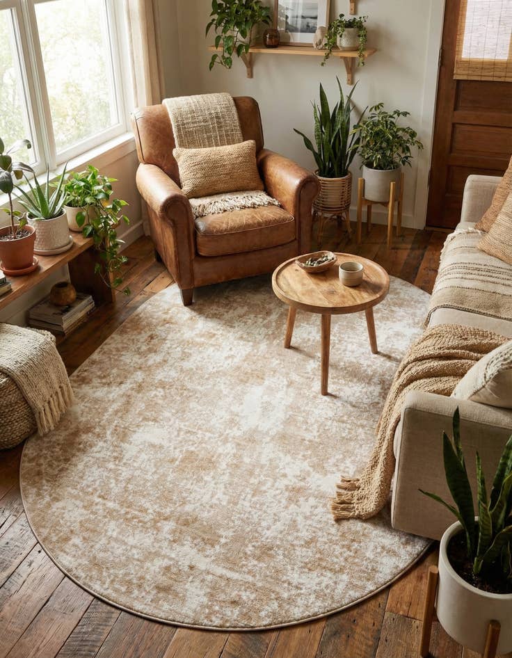 Detail image of 4' x 6' Aurora Oval Rug