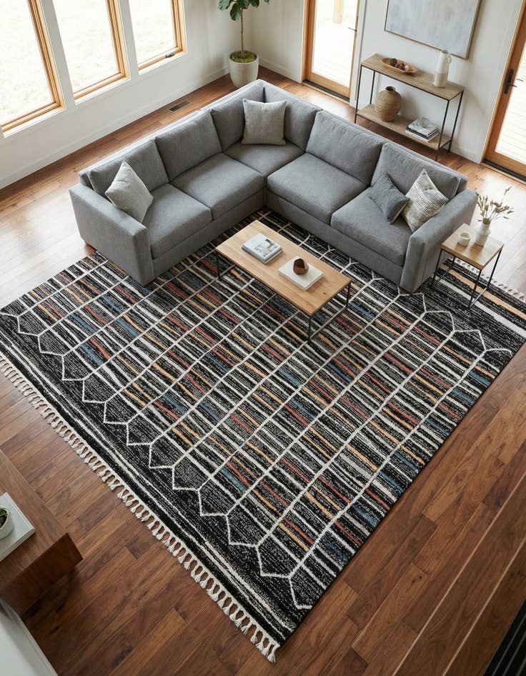 Detail image of 10' x 10' Aramis Square Rug