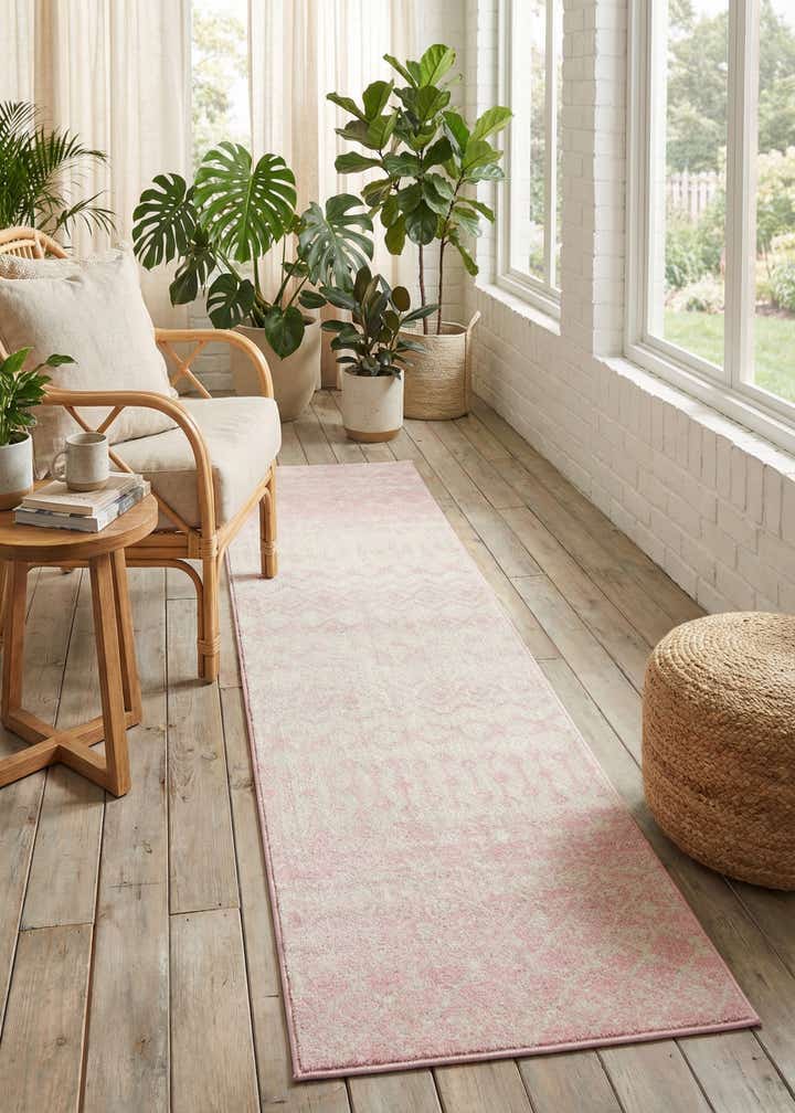 2' x 8' Moroccan Trellis Runner Rug