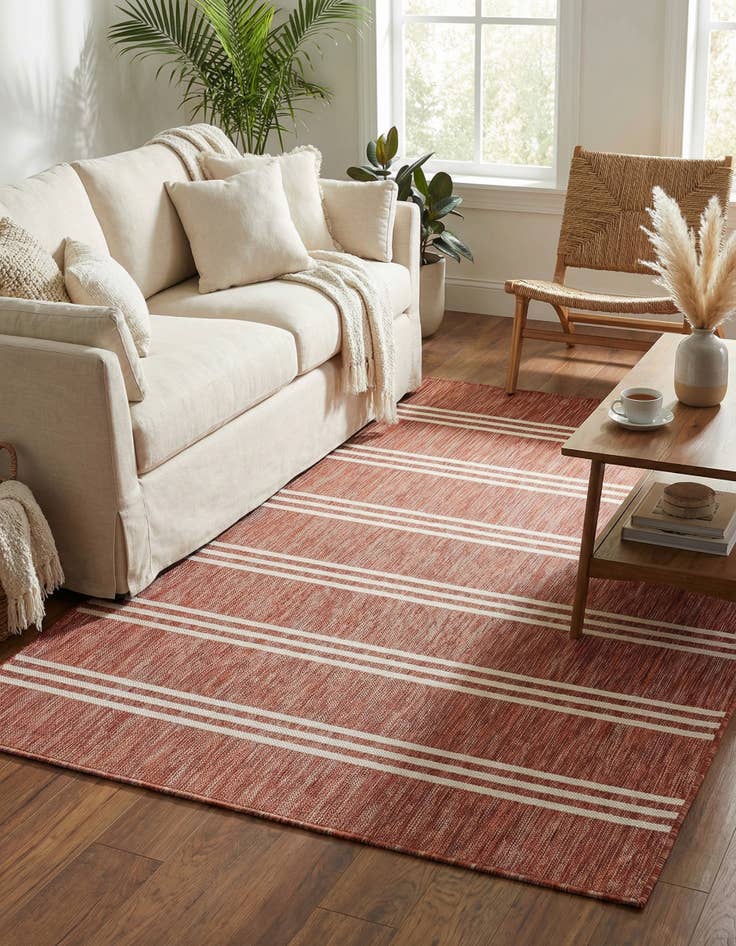 Detail image of 5' 3 x 8'  Washable Jill Zarin Anguilla Indoor / Outdoor Rug