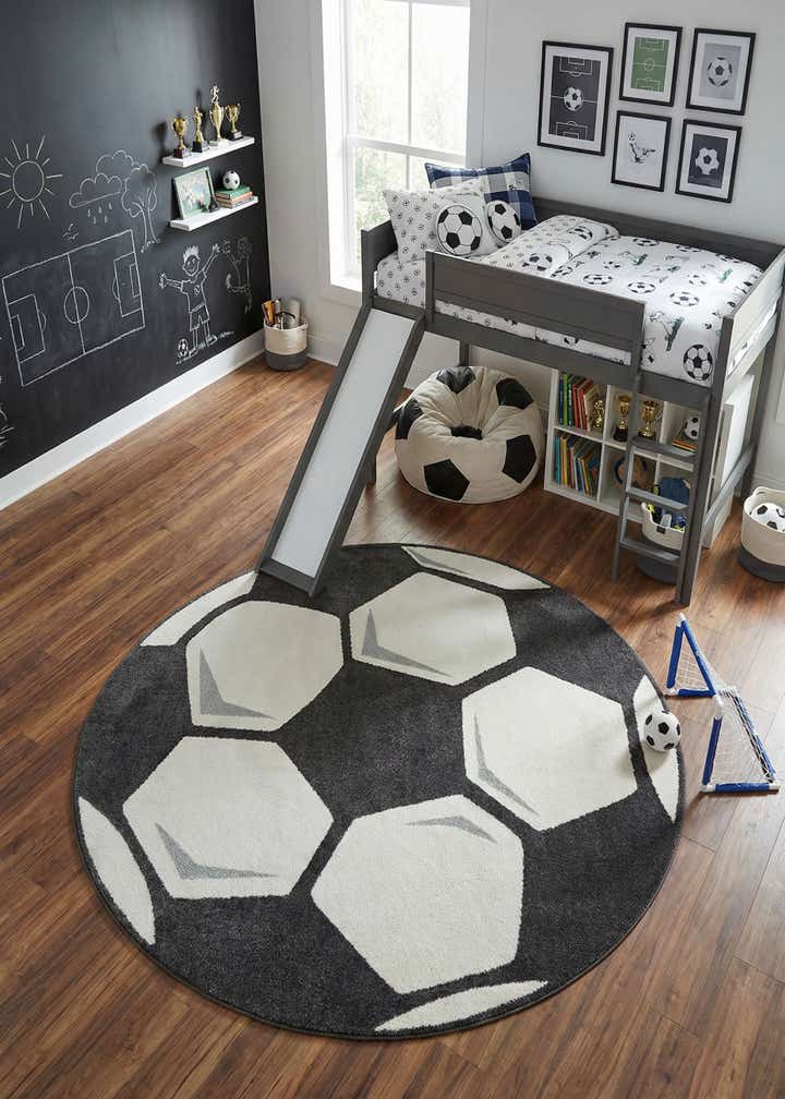 7' x 7' Whimsy Kids Round Rug