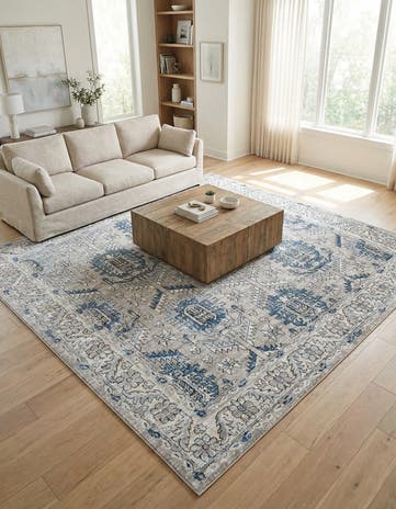 Gray Nyla Square Rug