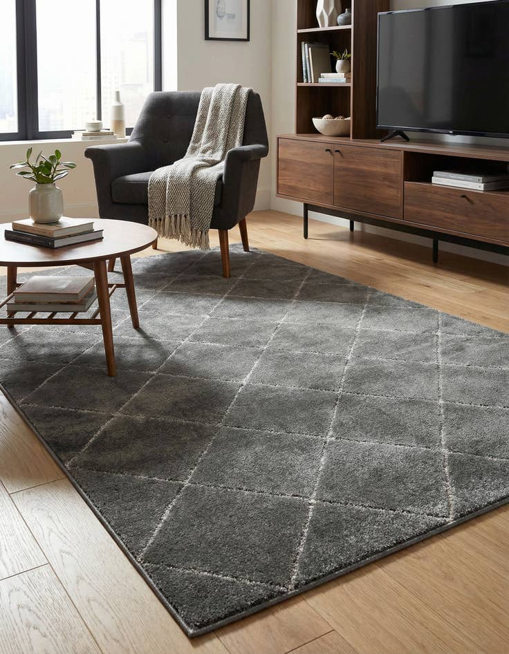 Detail image of 5' 3 x 8' Vogue Geo Rug