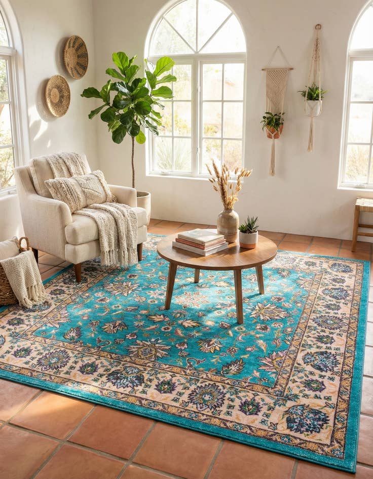 Detail image of 7' 10 x 7' 10 Medina Square Rug