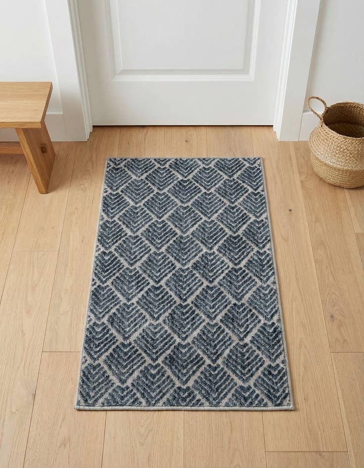 Detail image of 2' x 3' Eco Trellis Rug