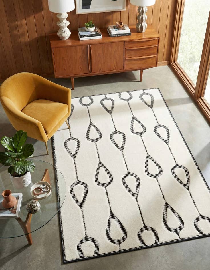 Detail image of  6' x 9' Prismatic Rug